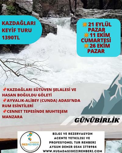 KAZDAĞLARI AYVALIK TURU