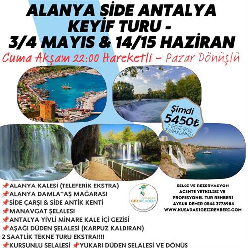 ALANYA-SİDE ANTALYA KEYİF TURU