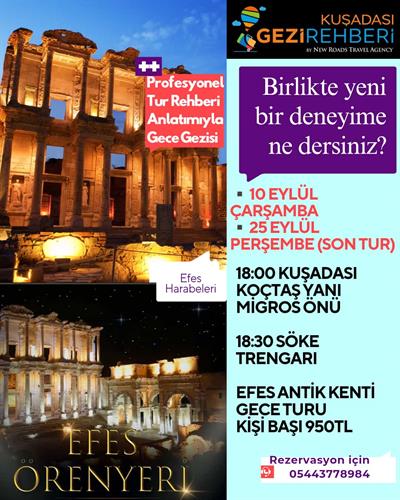 EFES ANTİK KENTİ GECE TURU