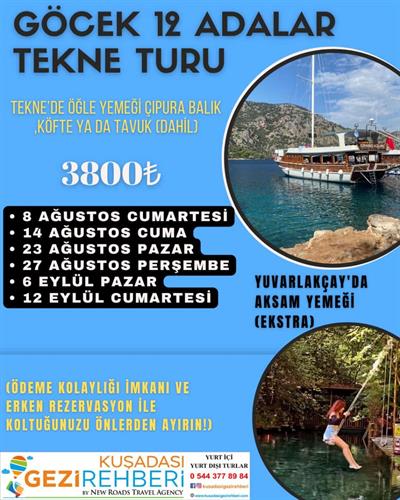 GÖCEK TEKNE TURU