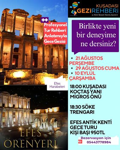 EFES ANTİK KENTİ GECE TURU