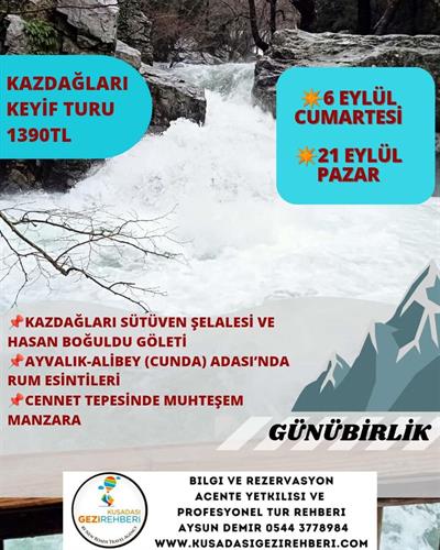 KAZDAĞLARI AYVALIK TURU
