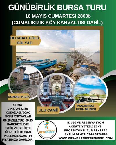Günübirlik Bursa Turu