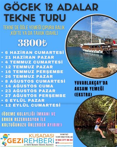 GÖCEK TEKNE TURU