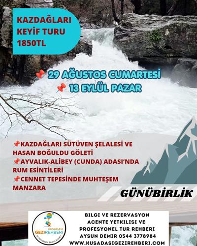 KAZDAĞLARI AYVALIK TURU