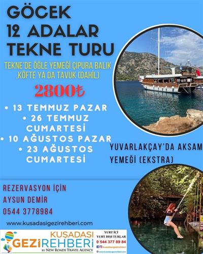 GÖCEK TEKNE TURU